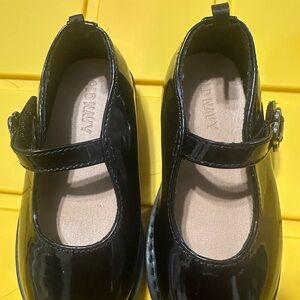 Old Navy Shiny Black Kids Dress Shoes